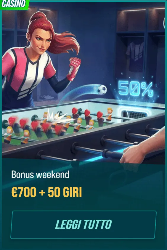 Golisimoit bonus 10 casin bonus weekend eur700 plus 50 giri leggi tutto