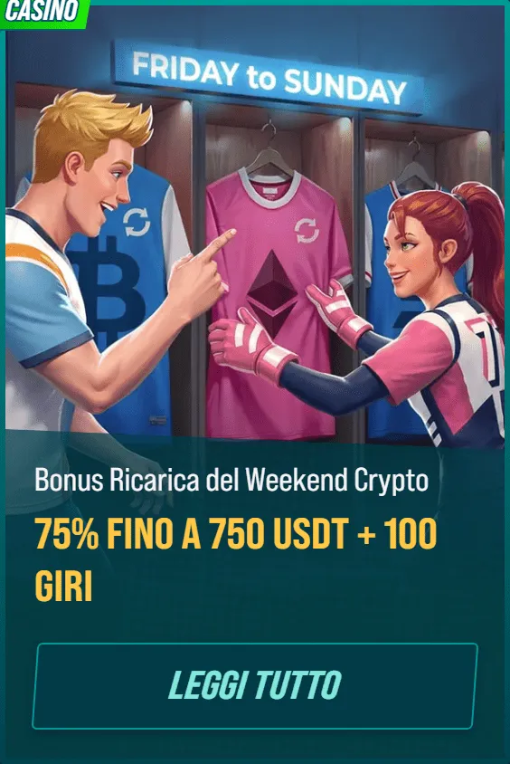 Golisimoit bonus 12 casin bonus ricarica del weekend crypto 75pct fino a 750 usdt plus